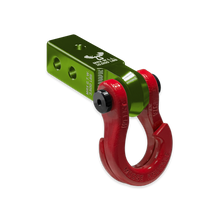 Load image into Gallery viewer, Jowl 3/4 Split Shackle and Mohawk 2.0 Receiver Combo Bean Green / Flame Red Moose Knuckle Offroad