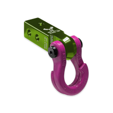 Load image into Gallery viewer, Jowl 3/4 Split Shackle and Mohawk 2.0 Receiver Combo Bean Green / Pogo Pink Moose Knuckle Offroad