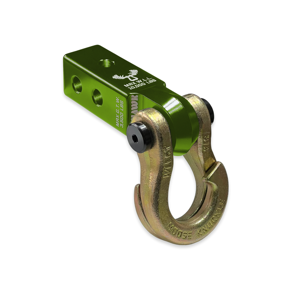 Jowl 3/4 Split Shackle and Mohawk 2.0 Receiver Combo Bean Green / Brass Knuckle Moose Knuckle Offroad