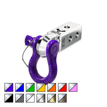 Load image into Gallery viewer, B'oh 3/4 Spin Pin Shackle and Mohawk 2.0 Receiver Combo Atomic Silver / Grape Escape Moose Knuckle Offroad