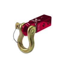 Load image into Gallery viewer, B'oh 3/4 Spin Pin Shackle and Mohawk 2.0 Receiver Combo Red Rum / Brass Knuckle Moose Knuckle Offroad