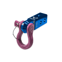 Load image into Gallery viewer, B'oh 3/4 Spin Pin Shackle and Mohawk 2.0 Receiver Combo Blue Pill / Pretty Pink Moose Knuckle Offroad