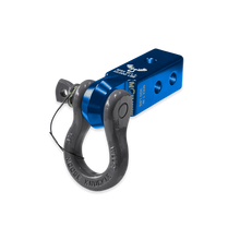 Load image into Gallery viewer, B'oh 3/4 Spin Pin Shackle and Mohawk 2.0 Receiver Combo Blue Pill / Gun Gray Moose Knuckle Offroad