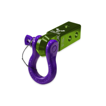 Load image into Gallery viewer, B'oh 3/4 Spin Pin Shackle and Mohawk 2.0 Receiver Combo Bean Green / Grape Escape Moose Knuckle Offroad