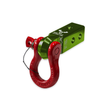 Load image into Gallery viewer, B'oh 3/4 Spin Pin Shackle and Mohawk 2.0 Receiver Combo Bean Green / Flame Red Moose Knuckle Offroad