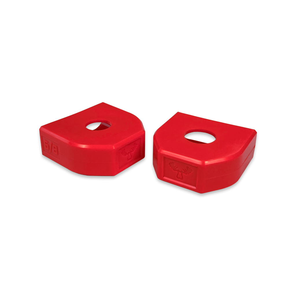 Jawse Fairlead Winch Rope Thimble Covers Flame Red Moose Knuckle Offroad