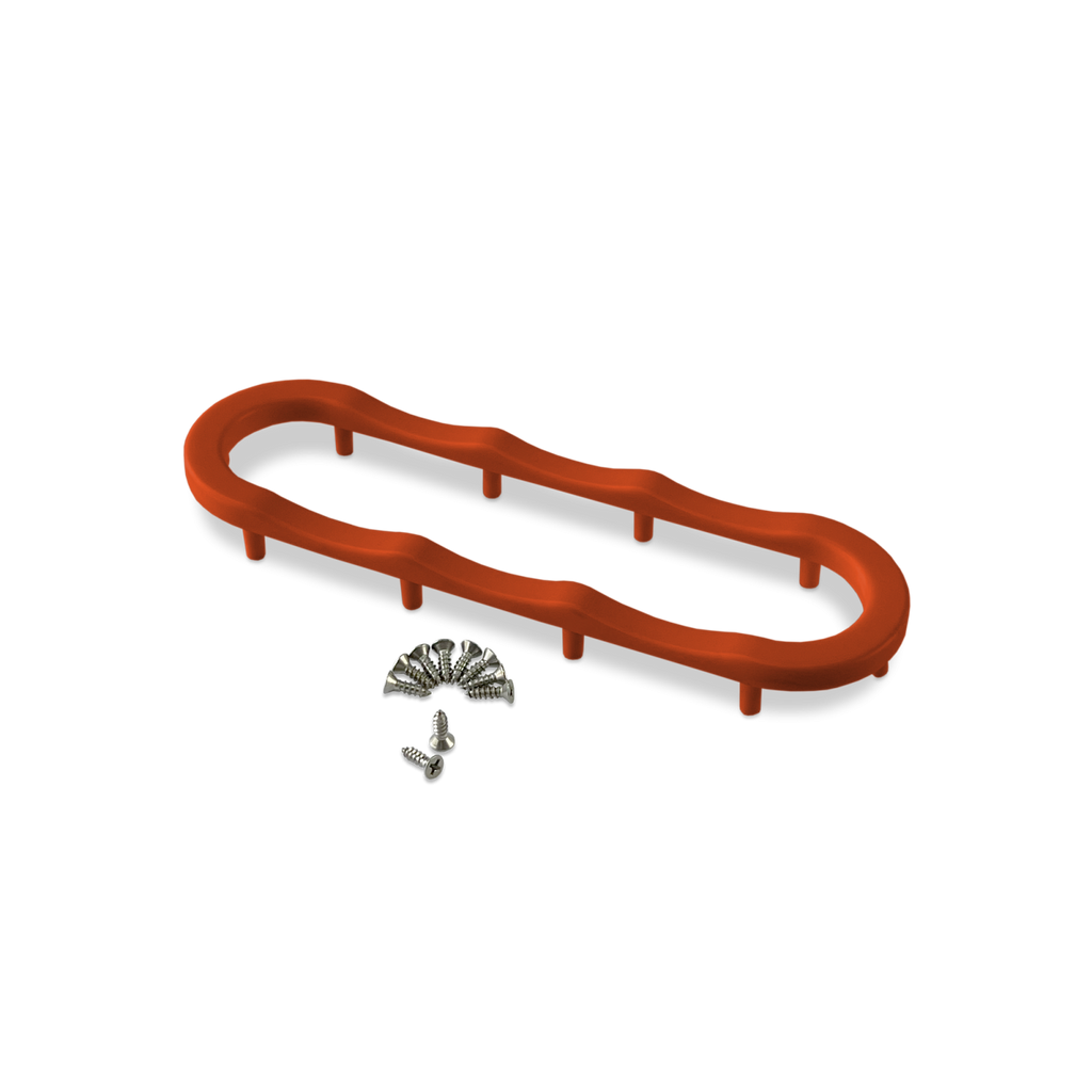 Jawse Winch Fairlead Pads Obscene Orange Moose Knuckle Offroad