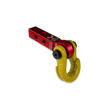 Load image into Gallery viewer, Jowl 5/8 Split Shackle and Mohawk 1.25 Receiver Combo Red Rum / Detonator Yellow Moose Knuckle Offroad