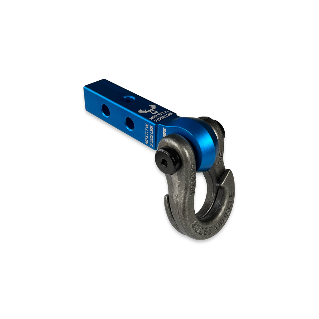 Jowl 5/8 Split Shackle and Mohawk 1.25 Receiver Combo Blue Pill / Raw Dog Moose Knuckle Offroad