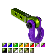 Load image into Gallery viewer, Jowl 5/8 Split Shackle and Mohawk 1.25 Receiver Combo Bean Green / Grape Escape Moose Knuckle Offroad