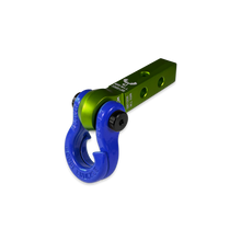 Load image into Gallery viewer, Jowl 5/8 Split Shackle and Mohawk 1.25 Receiver Combo Bean Green / Obscene Orange Moose Knuckle Offroad