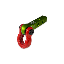 Load image into Gallery viewer, Jowl 5/8 Split Shackle and Mohawk 1.25 Receiver Combo Bean Green / Gun Gray Moose Knuckle Offroad