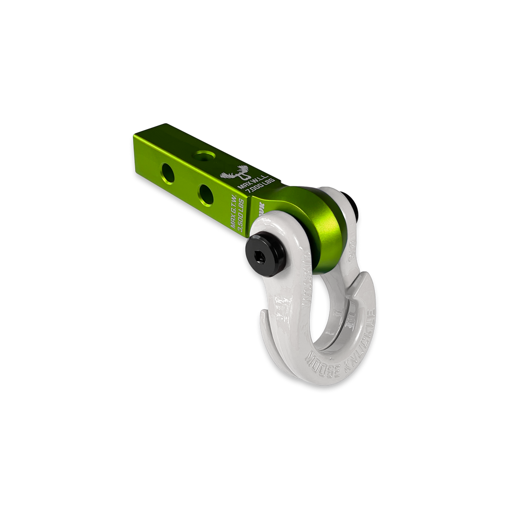 Jowl 5/8 Split Shackle and Mohawk 1.25 Receiver Combo Bean Green / Nice Gal Moose Knuckle Offroad
