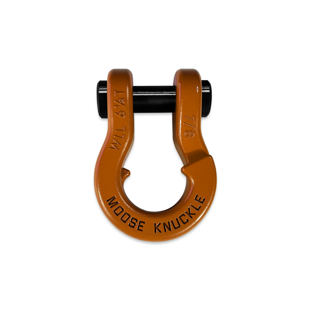 Jowl Recovery Split Shackle 7/8 Obscene Orange Moose Knuckle Offroad