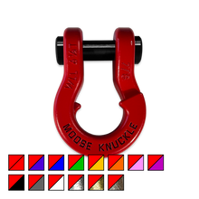 Load image into Gallery viewer, Jowl Recovery Split Shackle 7/8 Flame Red Moose Knuckle Offroad