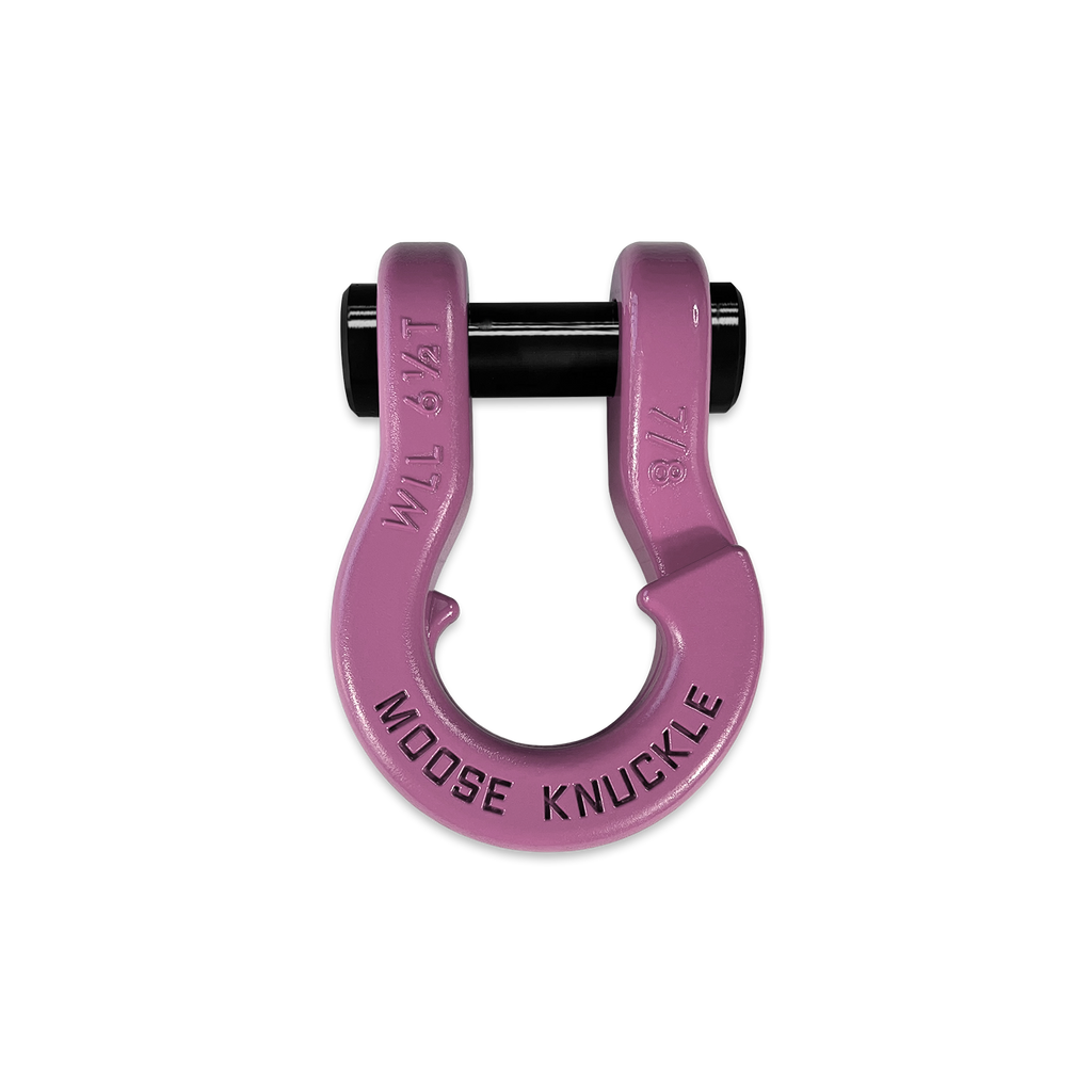 Jowl Recovery Split Shackle 7/8 Pretty Pink Moose Knuckle Offroad