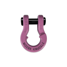Load image into Gallery viewer, Jowl Recovery Split Shackle 7/8 Pretty Pink Moose Knuckle Offroad