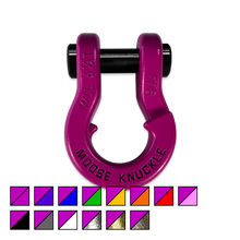 Load image into Gallery viewer, Jowl Recovery Split Shackle 7/8 Pogo Pink Moose Knuckle Offroad