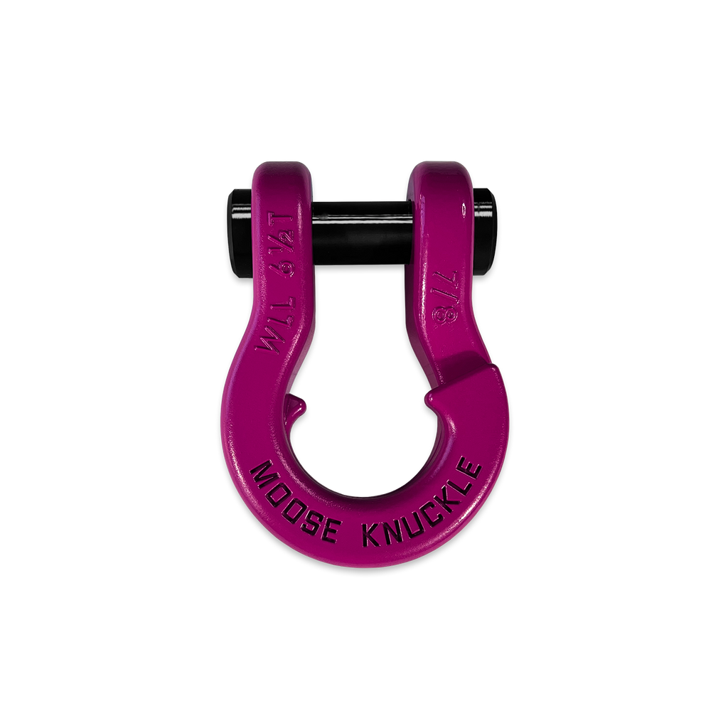 Jowl Recovery Split Shackle 7/8 Pogo Pink Moose Knuckle Offroad