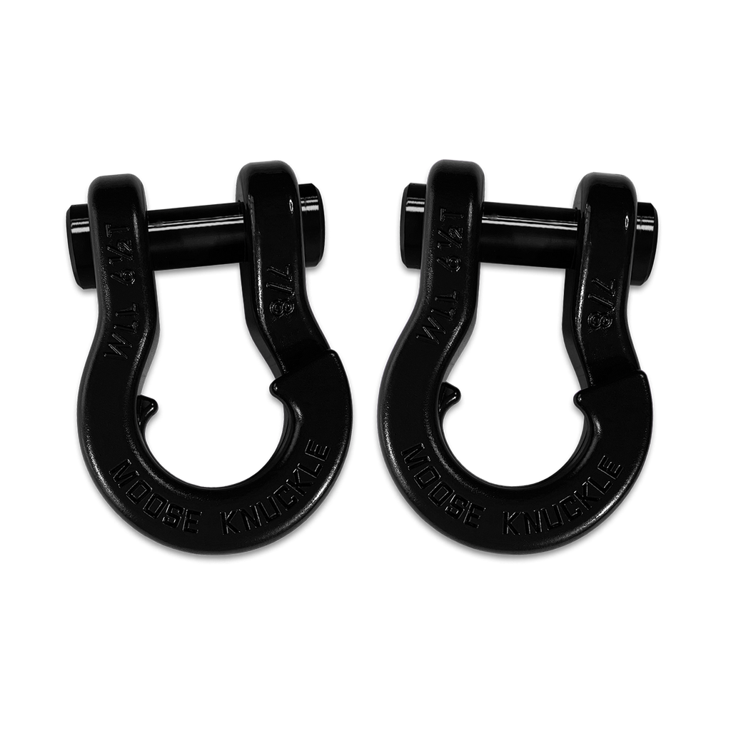 Jowl Recovery Split Shackle 7/8 Black Hole and Black Hole Combo Moose Knuckle Offroad