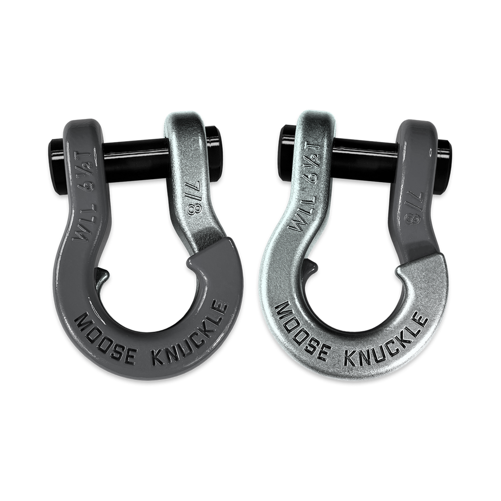 Jowl Recovery Split Shackle 7/8 Gun Gray and Nice Gal Combo Moose Knuckle Offroad