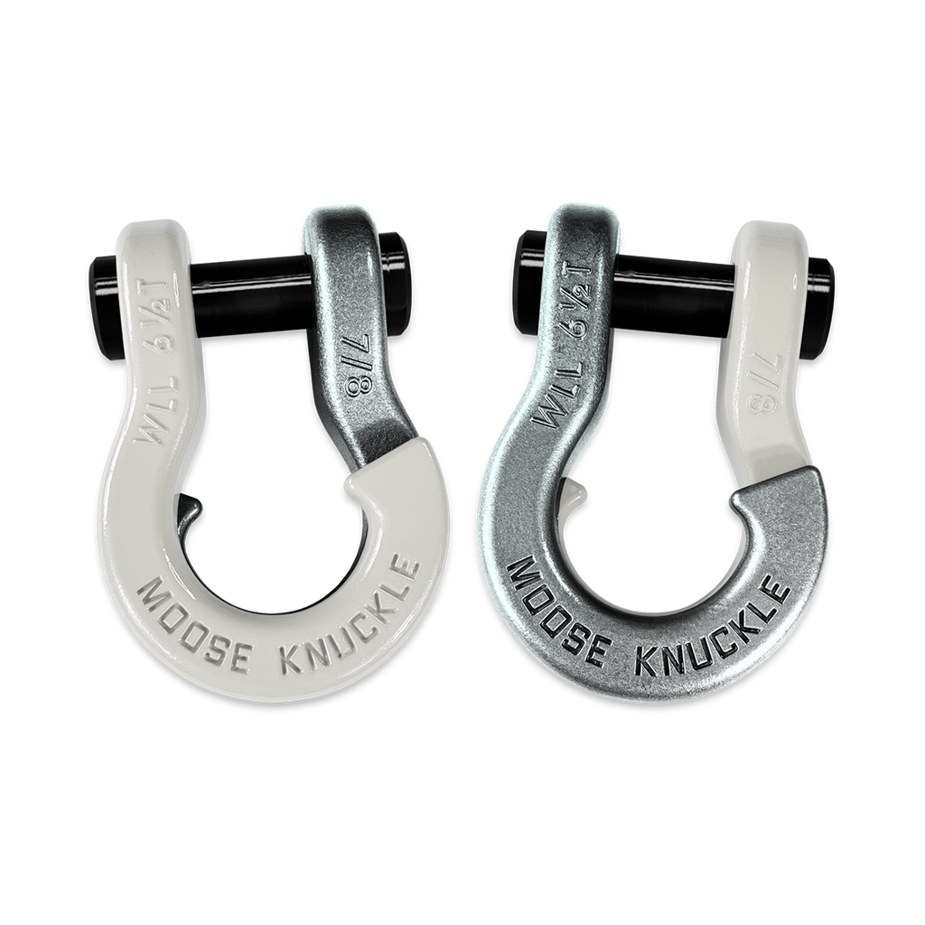 Jowl Recovery Split Shackle 7/8 Pure White and Nice Gal Combo Moose Knuckle Offroad