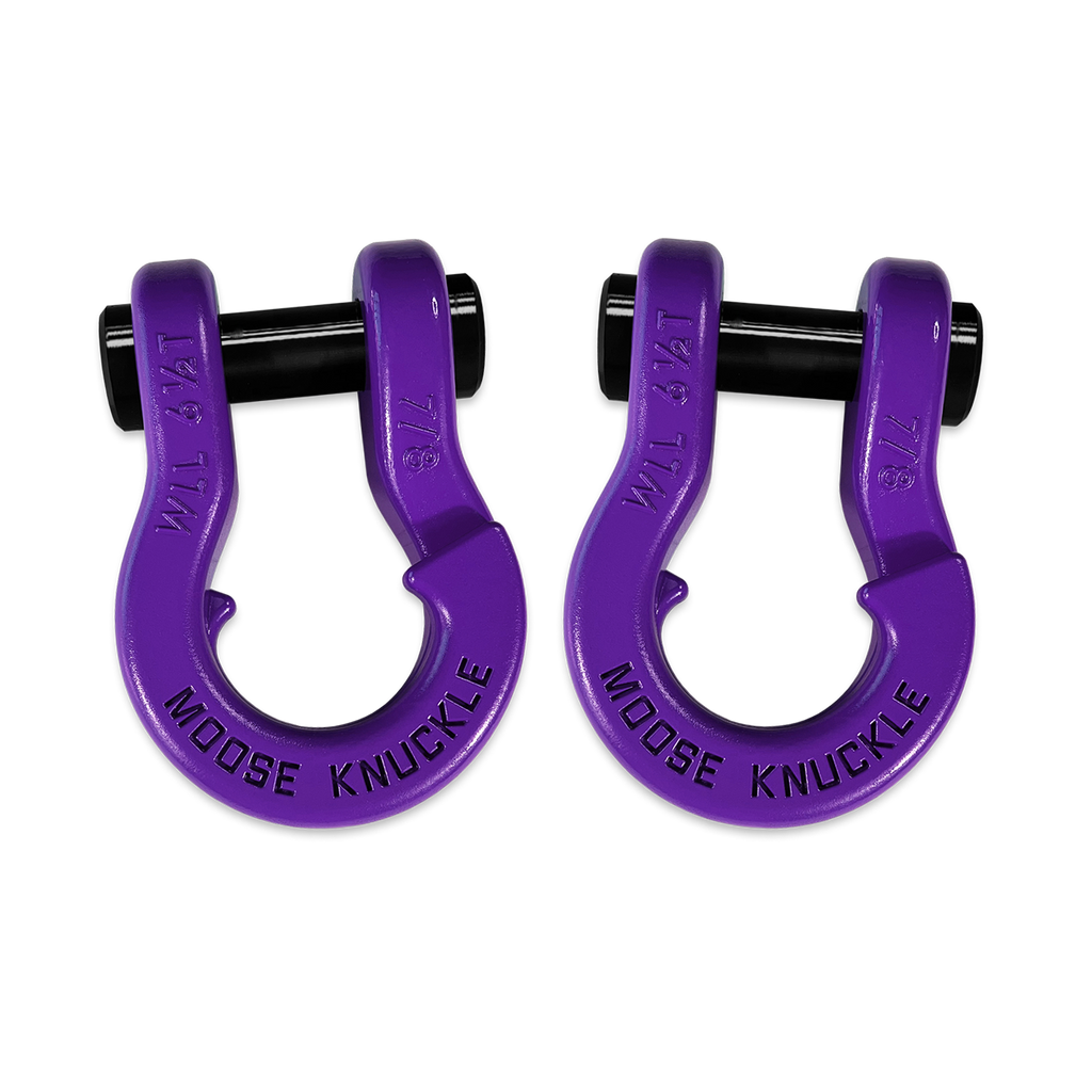 Jowl Recovery Split Shackle 7/8 Grape Escape and Grape Escape Combo Moose Knuckle Offroad
