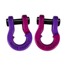 Load image into Gallery viewer, Jowl Recovery Split Shackle 7/8 Grape Escape and Pogo Pink Combo Moose Knuckle Offroad