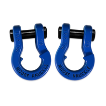 Load image into Gallery viewer, Jowl Recovery Split Shackle 7/8 Blue Balls and Blue Balls Combo Moose Knuckle Offroad