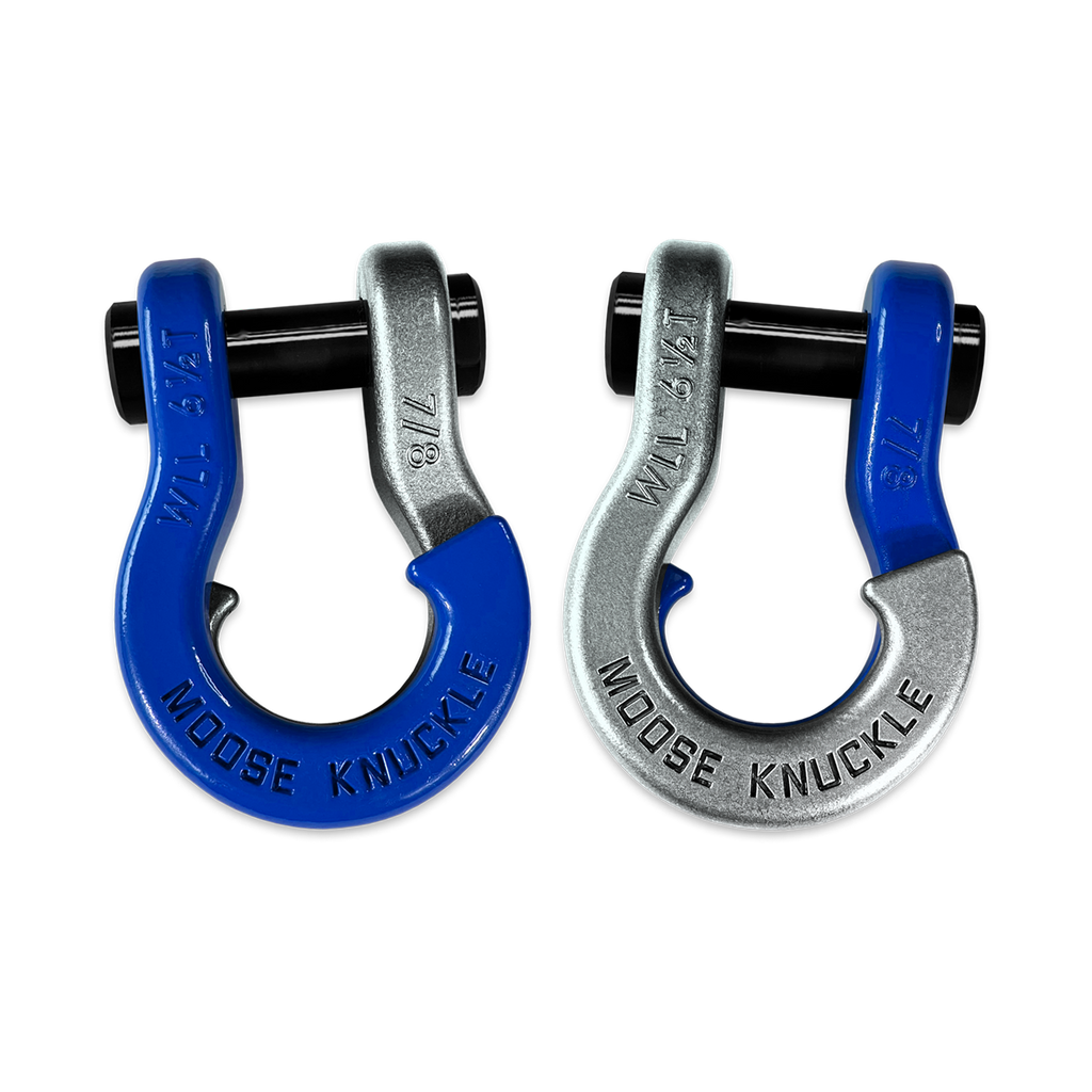 Jowl Recovery Split Shackle 7/8 Blue Balls and Nice Gal Combo Moose Knuckle Offroad