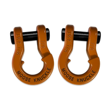 Load image into Gallery viewer, Jowl Recovery Split Shackle 7/8 Obscene Orange and Obscene Orange Combo Moose Knuckle Offroad