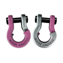 Load image into Gallery viewer, Jowl Recovery Split Shackle 7/8 Pretty Pink and Nice Gal Combo Moose Knuckle Offroad