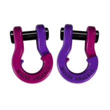 Load image into Gallery viewer, Jowl Recovery Split Shackle 7/8 Pogo Pink and Grape Escape Combo Moose Knuckle Offroad