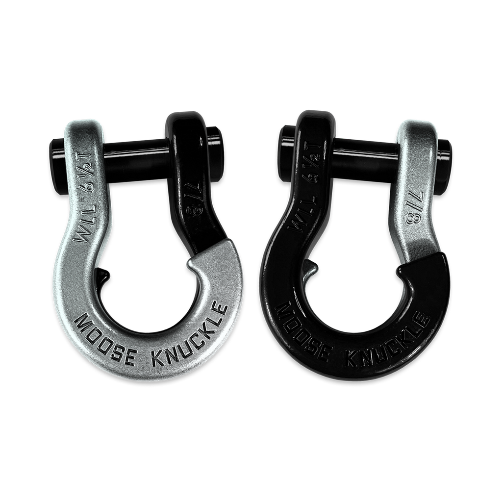 Jowl Recovery Split Shackle 7/8 Nice Gal and Black Hole Combo Moose Knuckle Offroad