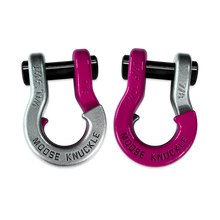 Load image into Gallery viewer, Jowl Recovery Split Shackle 7/8 Nice Gal and Pogo Pink Combo Moose Knuckle Offroad
