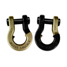 Load image into Gallery viewer, Jowl Recovery Split Shackle 7/8 Brass Knuckle and Black Hole Combo Moose Knuckle Offroad