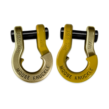 Load image into Gallery viewer, Jowl Recovery Split Shackle 7/8 Brass Knuckle and Detonator Yellow Combo Moose Knuckle Offroad