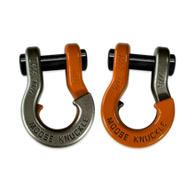 Load image into Gallery viewer, Jowl Recovery Split Shackle 7/8 Raw Dog and Obscene Orange Combo Moose Knuckle Offroad