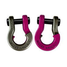 Load image into Gallery viewer, Jowl Recovery Split Shackle 7/8 Raw Dog and Pogo Pink Combo Moose Knuckle Offroad