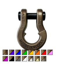 Load image into Gallery viewer, Jowl Recovery Split Shackle 7/8 Buff Bronze Moose Knuckle Offroad