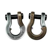Load image into Gallery viewer, Jowl Recovery Split Shackle 7/8 Nice Gal and Buff Bronze Combo Moose Knuckle Offroad