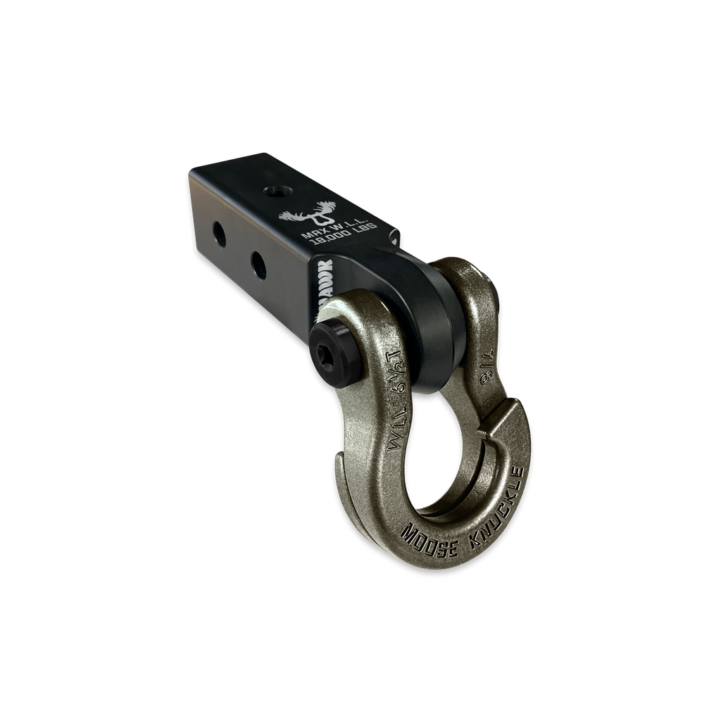 Jowl 7/8 Split Shackle and Mohawk 2.5 Receiver Combo Black Lung / Raw Dog Moose Knuckle Offroad
