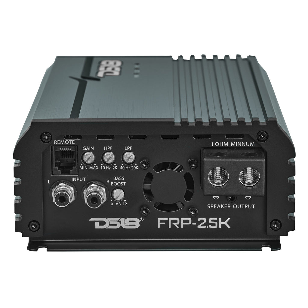 FRP Compact Full-Range Class D 1-Channel Amplifier 2,500 Watts Rms @ 1-Ohm
