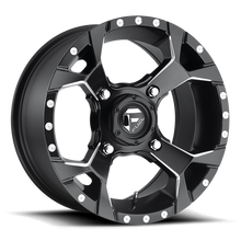 Load image into Gallery viewer, Fuel Off-Road Wheel D546 14X7 4X137 MT-BLK-MIL 13MM - D5461470A644