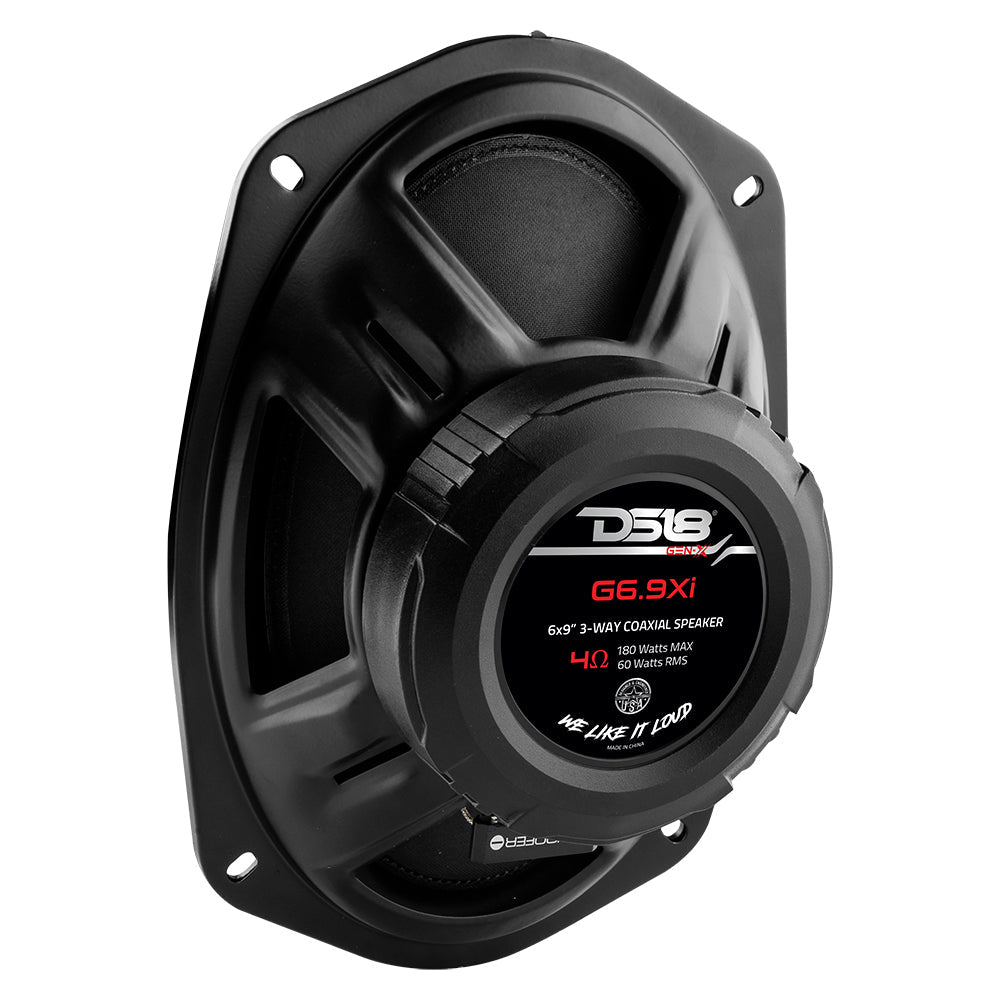 GEN-X 6x9" 3-Way Coaxial Speakers | 60W RMS 4-Ohm