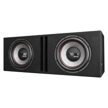 Load image into Gallery viewer, Dual 12" Loaded Subwoofer Ported Enclosure With GEN-X124D 900 Watts RMS