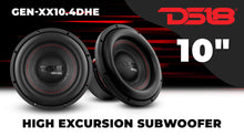 Load image into Gallery viewer, GEN-XX 10" High Excursion Subwoofer Double Stacked Magnets 500 Watts Rms DVC  4-Ohm