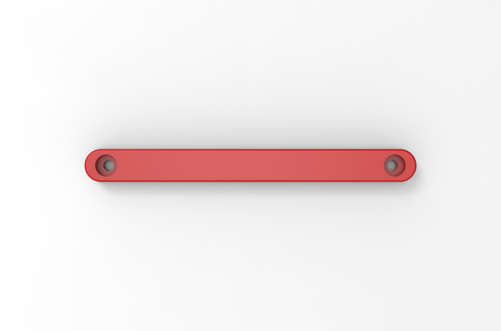 CMM Offroad Jeep 1" Ball Mount / red / No TJ / LJ Grab Bar