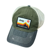 Load image into Gallery viewer, Hat - Jeep Have Fun Out There Patch Garment Washed Trucker