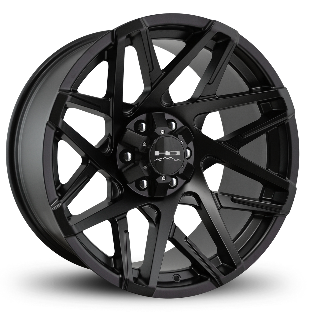 HD Offroad Canyon 20x10 -25 5x127/5x139.7mm 78.1mm Satin Black